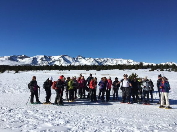 Viatge en grup raquetes de neu