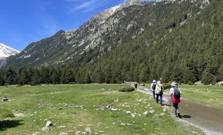 aigüestortes - grup caminant - centre europeu