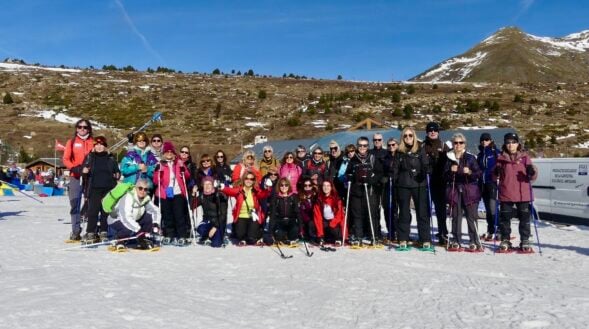 Grup senior de Raquetes de Neu a la Cerdanya - centre europeu