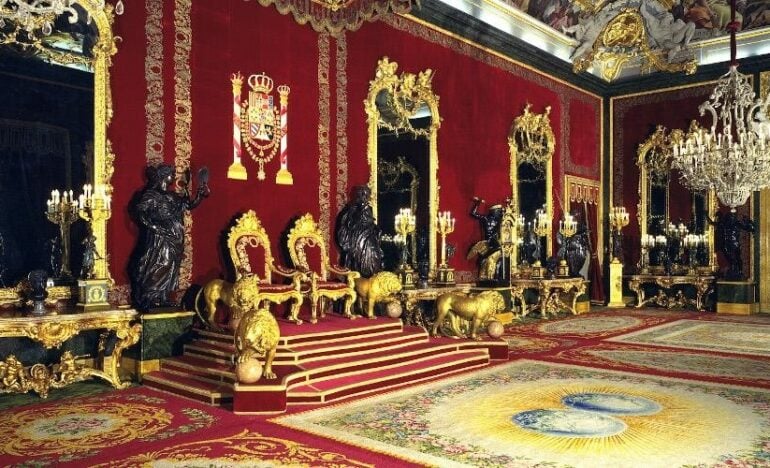 Palau Reial - Salón del Trono - Viatge a Museus Madrid