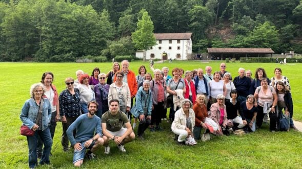 grup de seniors del Viatge organitzat a Navarra del centre europeu